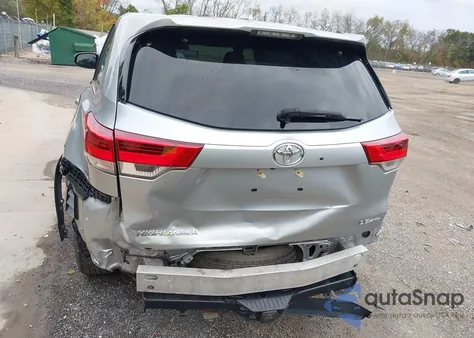 2018 Toyota Highlander Le Plus from USA, damaged, VIN 5TDBZRFH9JS893333